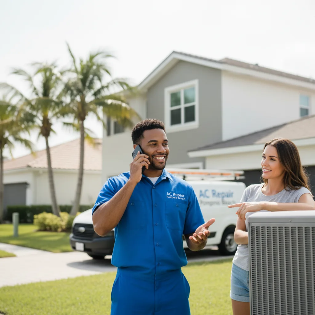 AC Repair Pompano Beach customer support in Little Canada